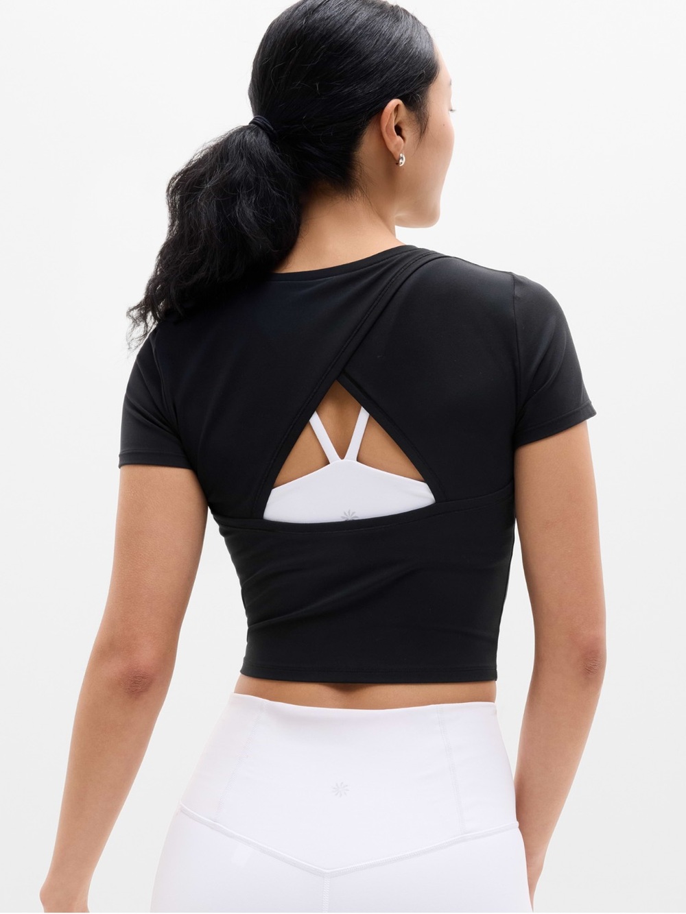 Athleta Transcend Open Back Tee